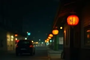 北国之门剧照，雪原尽头立着一扇孤零零的木门