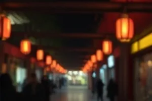 昭和残影 4K 修复版剧照，老街屋檐下逆光行走的两人